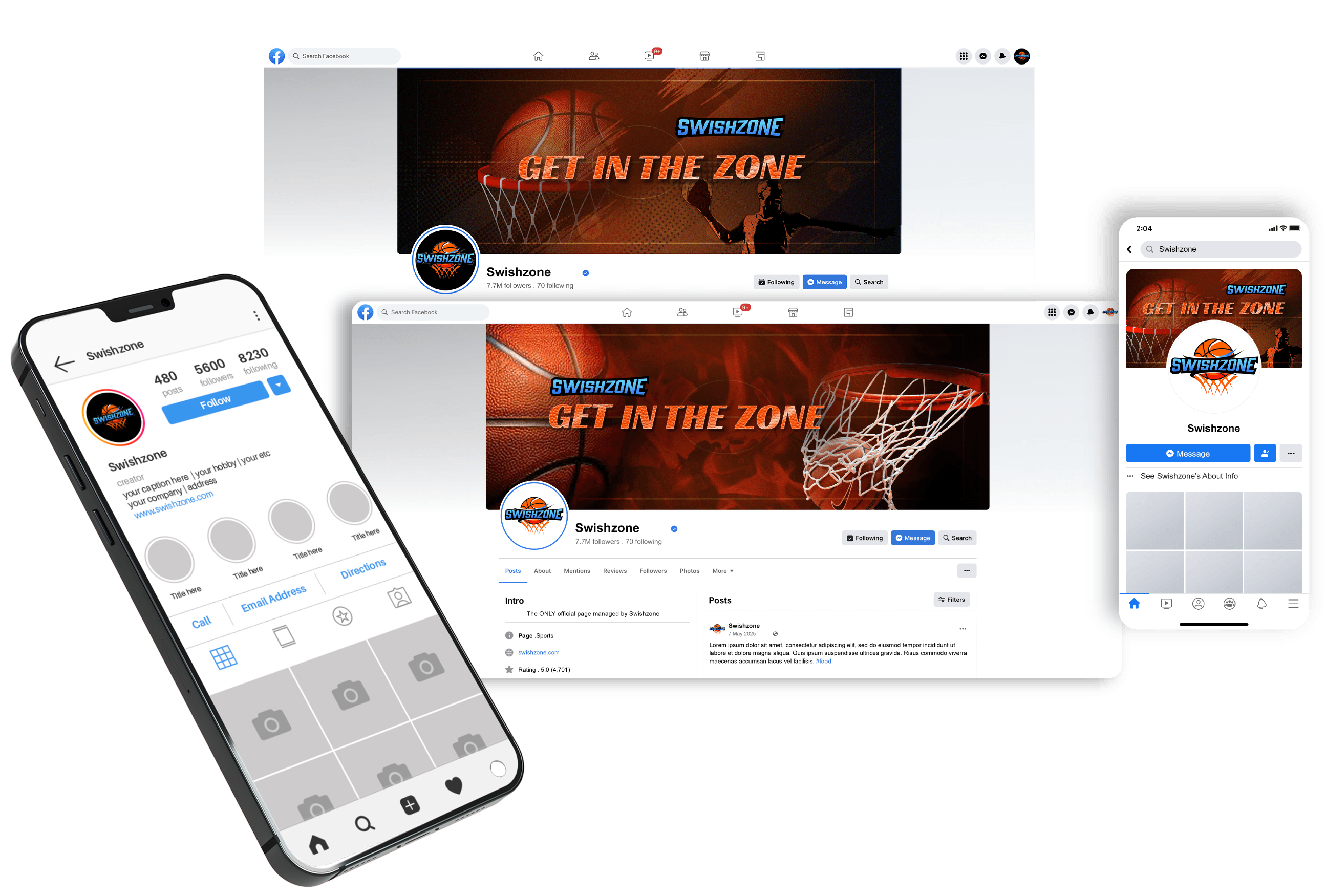 Swishzone Two Digital Screen Ad